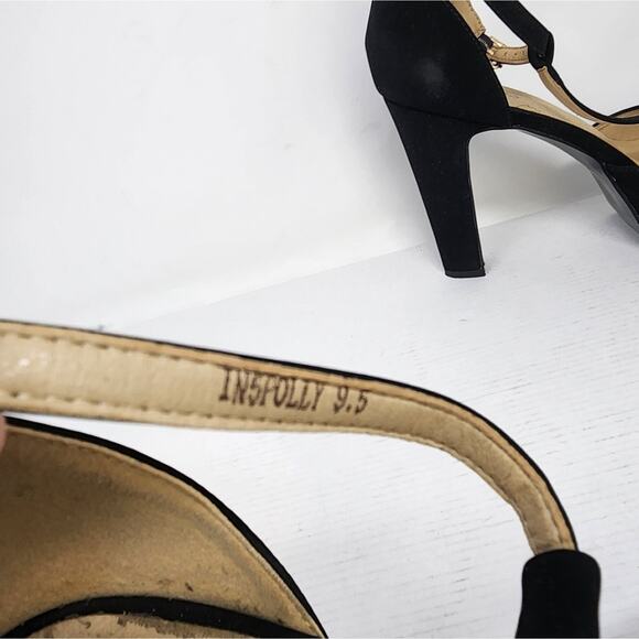 New Platform Black Chunky Heels T Strap Sexy Heels Prom Party Dress Shoes 9.5 - Picture 11 of 11